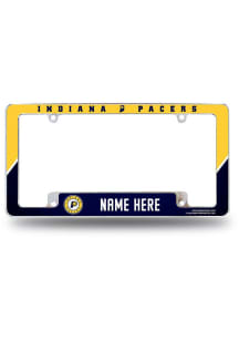 Indiana Pacers Personalized Chrome License Frame