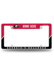 Georgia Bulldogs Personalized Chrome License Frame