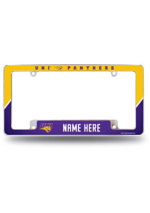 Northern Iowa Panthers Personalized Chrome License Frame