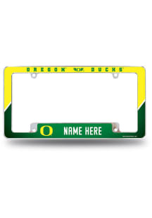 Oregon Ducks Personalized Chrome License Frame