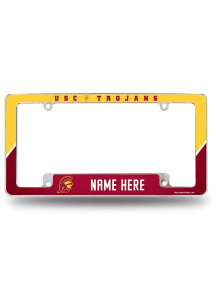USC Trojans Personalized Chrome License Frame