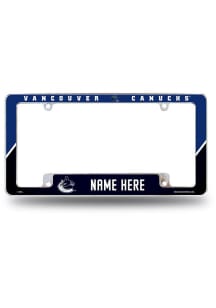 Vancouver Canucks Personalized Chrome License Frame