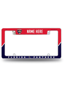 Florida Panthers Personalized Chrome License Frame
