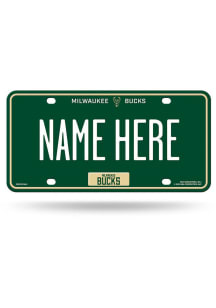Milwaukee Bucks Personalized Car Accessory License Plate