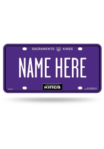 Sacramento Kings Personalized Car Accessory License Plate