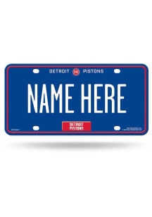 Detroit Pistons Personalized Car Accessory License Plate