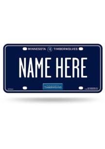 Minnesota Timberwolves Personalized Car Accessory License Plate