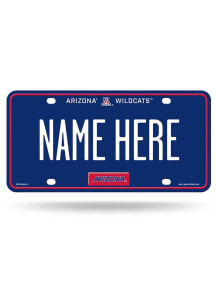 Arizona Wildcats Cardinal Personalized Car Accessory License Plate