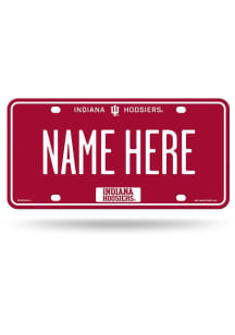 Indiana Hoosiers White Personalized Car Accessory License Plate
