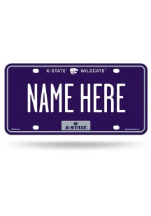K-State Wildcats Personalized Car Accessory License Plate