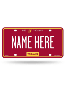 USC Trojans Personalized Car Accessory License Plate