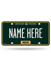 Green Bay Packers Green Personalized Car Accessory License Plate