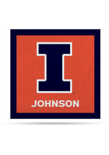 Illinois Fighting Illini 23" Personalized Felt Banner
