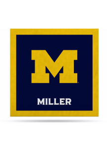 Michigan Wolverines 23" Personalized Felt Banner - Blue