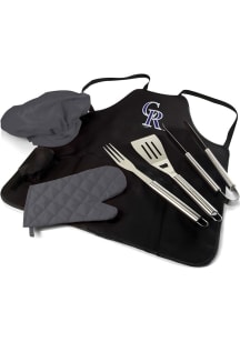 Colorado Rockies Pro Grill BBQ Apron Set