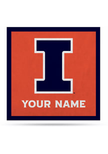 Illinois Fighting Illini 35" Personalized Felt Banner