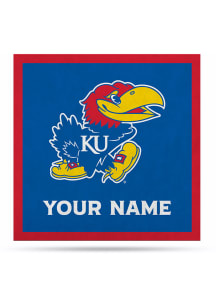 Kansas Jayhawks 35" Personalized Felt Banner - Red
