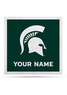 Michigan State Spartans 35" Personalized Felt Banner - Green