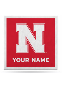 Nebraska Cornhuskers 35" Personalized Felt Banner - Red