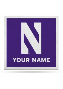 Northwestern Wildcats 35" Personalized Felt Banner