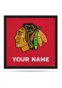 Chicago Blackhawks 35" Personalized Felt Banner