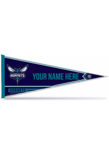 Charlotte Hornets Personalized Felt Pennant - Blue