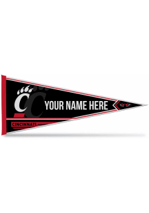 Cincinnati Bearcats Personalized Felt Pennant - Red