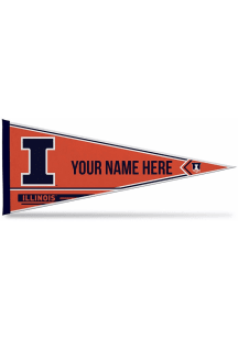 Illinois Fighting Illini Personalized Felt Pennant