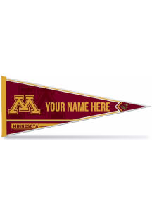 Minnesota Golden Gophers Personalized Felt Pennant