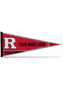 Rutgers Scarlet Knights Personalized Felt Pennant
