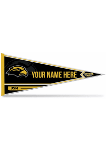 Southern Mississippi Golden Eagles Personalized Felt Pennant