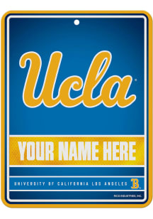 UCLA Bruins Personalized Metal Parking Sign - Blue