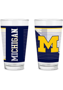 Michigan Wolverines 2 Pack Pint Glass Drink Set