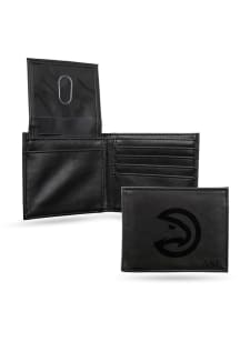 Atlanta Hawks Logo Personalized Laser Engraved Mens Bifold Wallet