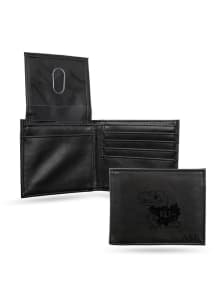 Kansas Jayhawks Logo Personalized Laser Engraved Mens Bifold Wallet