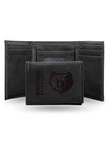 Memphis Grizzlies Personalized Laser Engraved Mens Trifold Wallet