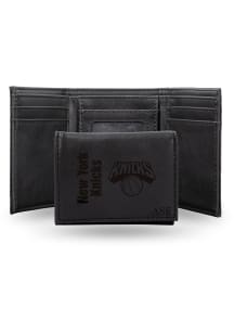 New York Knicks Personalized Laser Engraved Mens Trifold Wallet