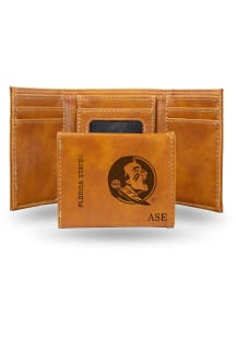 Florida State Seminoles Personalized Laser Engraved Mens Trifold Wallet