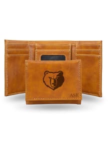 Memphis Grizzlies Logo Personalized Laser Engraved Mens Trifold Wallet