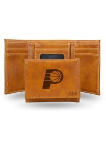 Indiana Pacers Logo Personalized Laser Engraved Mens Trifold Wallet