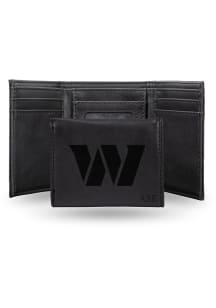 Washington Commanders Logo Personalized Laser Engraved Mens Trifold Wallet