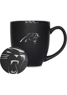 Carolina Panthers 15oz Bistro Ceramic Mug - Black