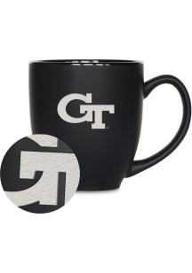 GA Tech Yellow Jackets 15oz Bistro Ceramic Mug - Black