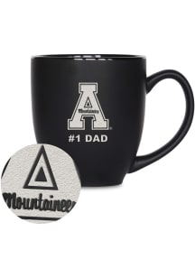 Appalachian State Mountaineers 15oz #1 Dad Bistro Ceramic Mug - Black