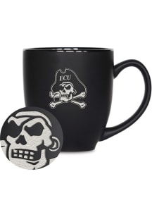East Carolina Pirates 15oz Bistro Ceramic Mug - Black