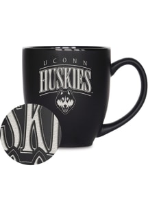 UConn Huskies Tribute 15oz Bistro Ceramic Mug - Black
