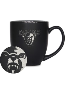 Maine Black Bears 15oz Bistro Ceramic Mug - Black