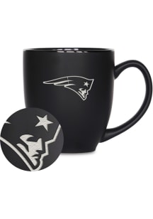 New England Patriots 15oz Bistro Ceramic Mug - Black