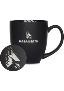 Ball State Cardinals 15oz Bistro Ceramic Mug - Black