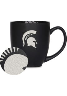 Michigan State Spartans 15oz Bistro Ceramic Mug - Black